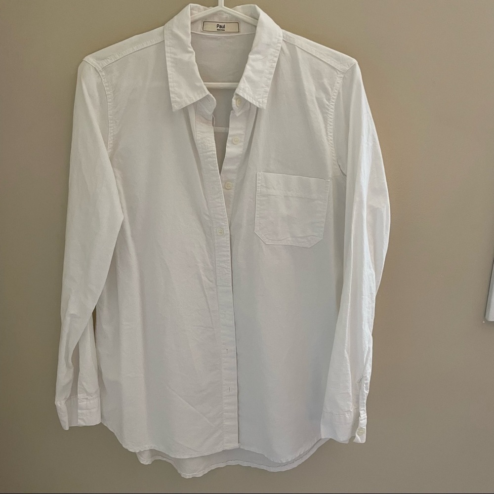 𝅺PAUL Brand Ladies dress shirt, cotton blend, Size S